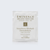 Eminence Organics Strawberry Rhubarb Dermafoliant Card Sample